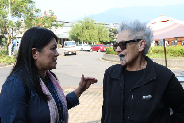 Dr Jolan Hsieh in conversation with Emeritus Professor Ngahuia Te Awekotuku  (Te